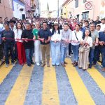 Atlixco inaugura rehabilitación de calle en el centro del municipio